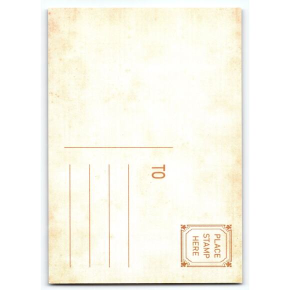 Vintage Christmas Snowman Wreath Door Lithograph Postcard 5.5x4 - Picture 2 of 2